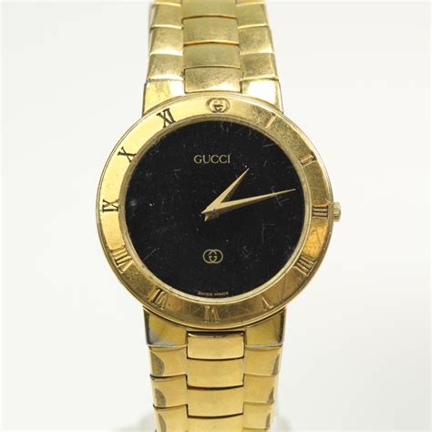 gold gucci watch men